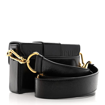 Christian Dior Crackled Lambskin 30 Montaigne Box Bag Black 3 of 10
