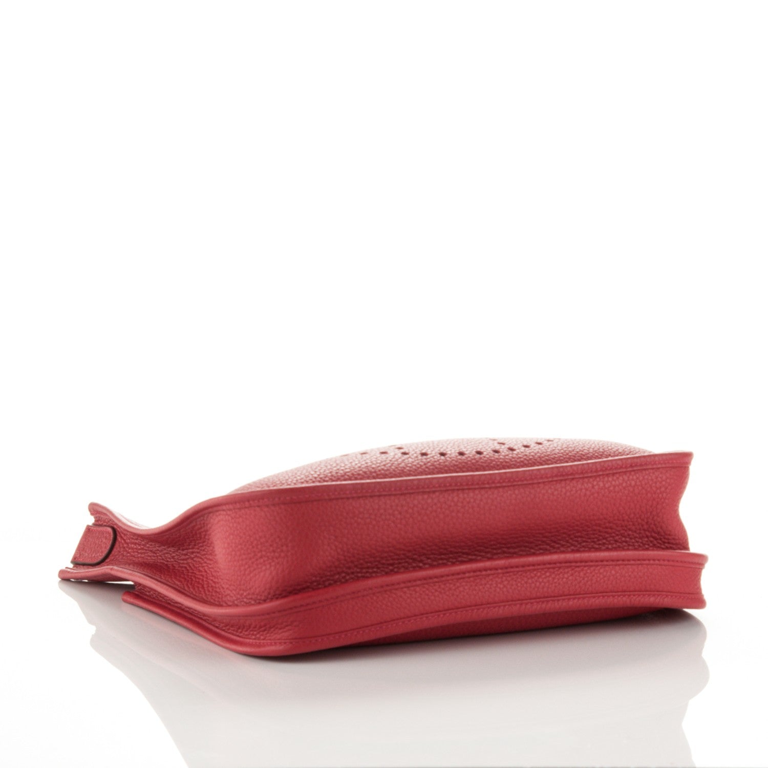 Hermes Taurillon Clemence Evelyne III PM Rouge Garance 4 of 7