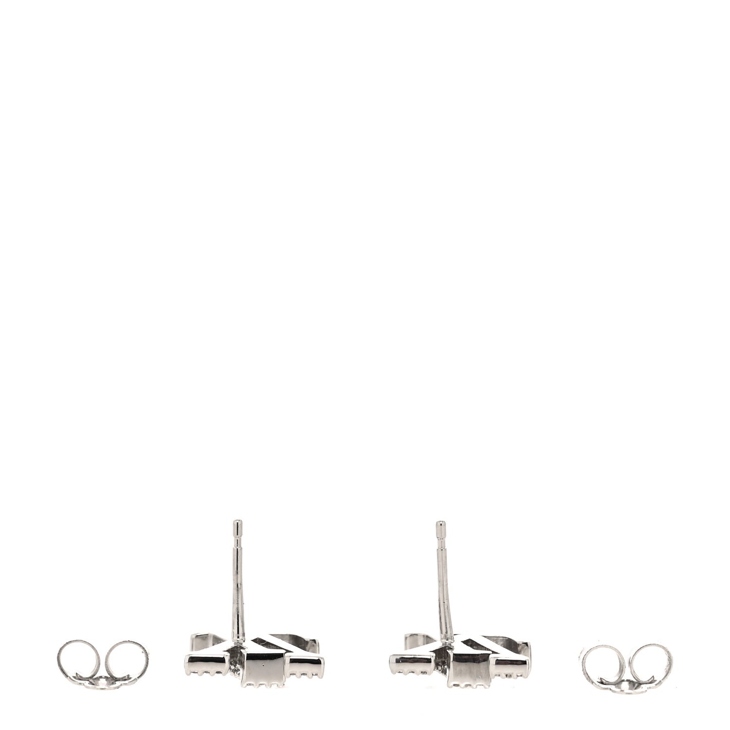 Crystal LV Iconic Earrings Silver