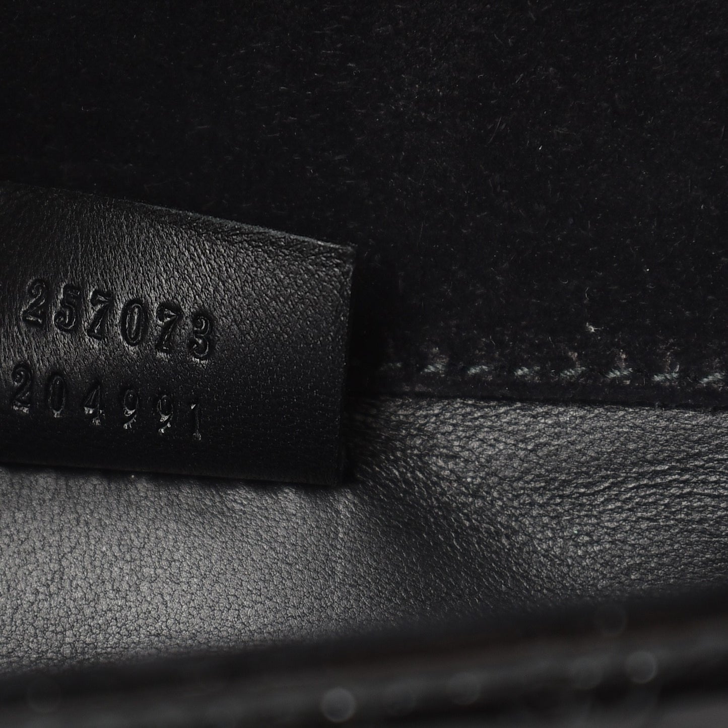 Patent Microguccissima Small Broadway Clutch Black