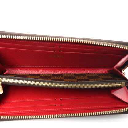 Louis Vuitton Damier Ebene Clemence Wallet Cherry 5 of 6