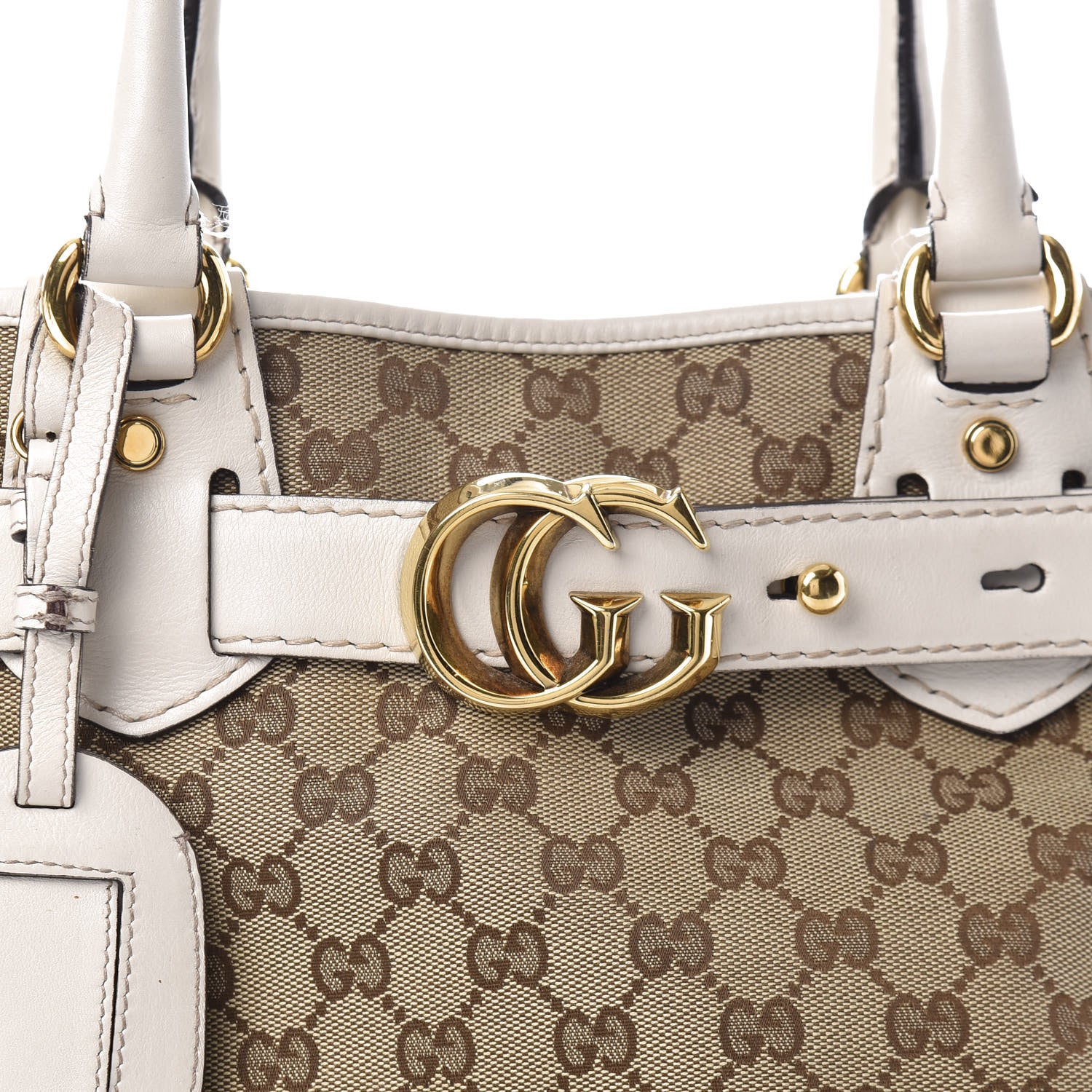 Gucci Monogram Medium GG Running Tote Off White 14 of 14
