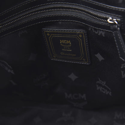MCM Visetos Heritage Bowler Bag Black 5 of 11