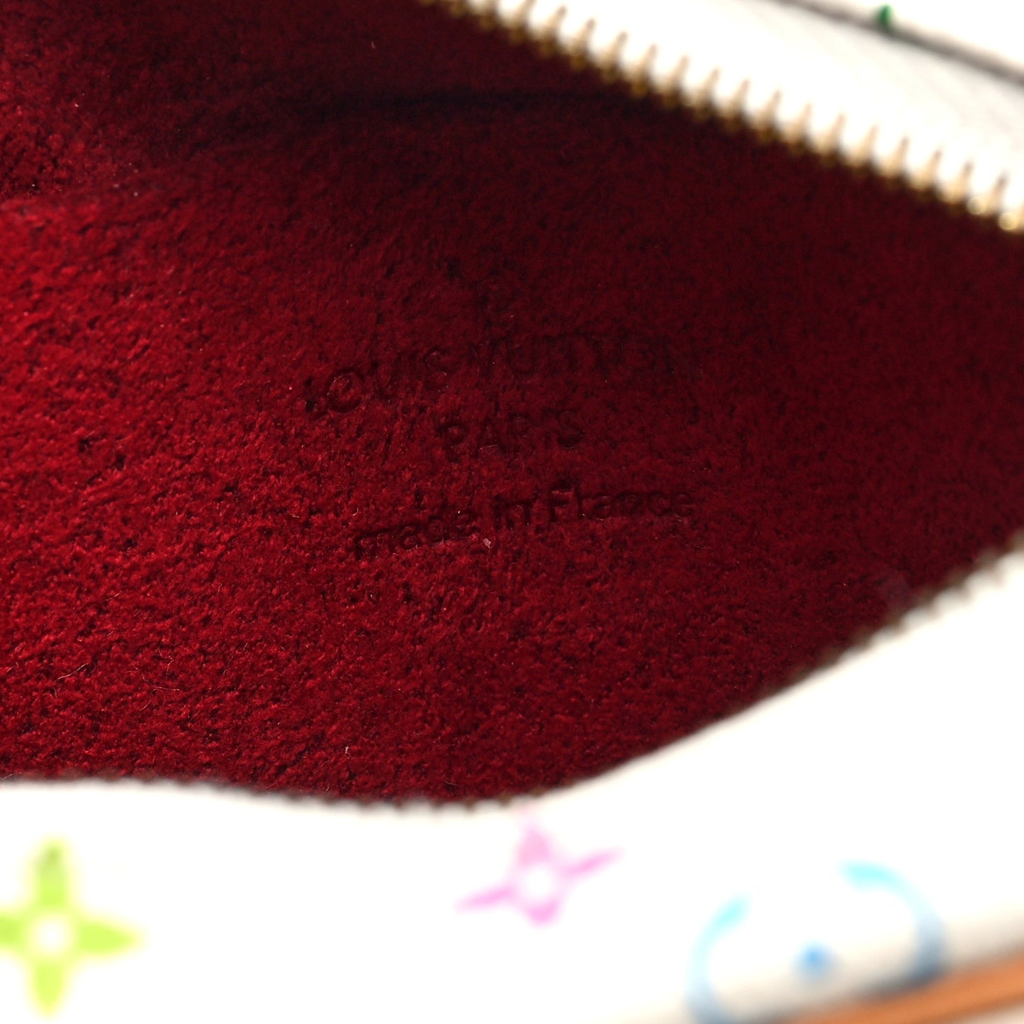 Monogram Multicolor Trousse Wapity White