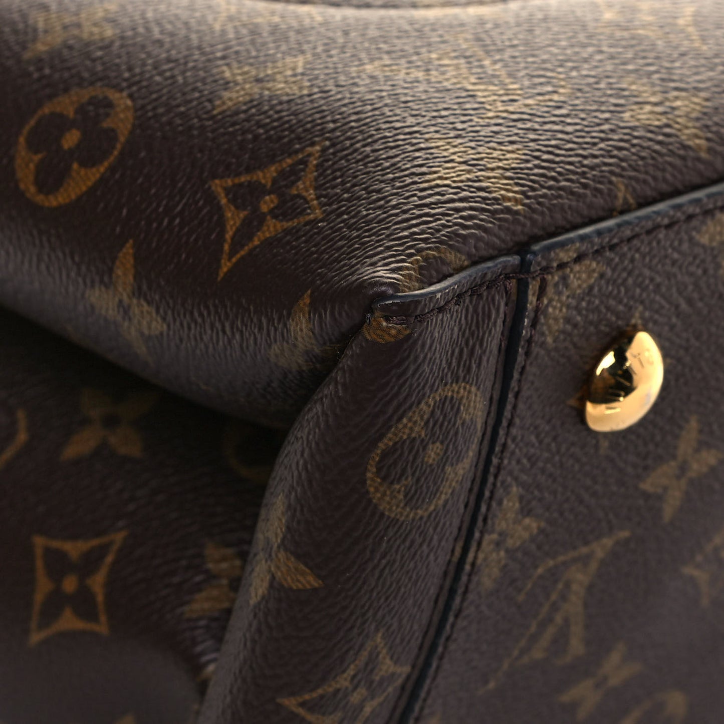 Monogram Flower Tote Black
