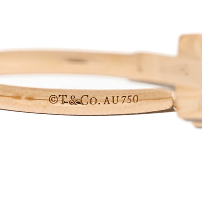 Tiffany 18K Rose Gold T Wire Ring 49 5 4 of 4
