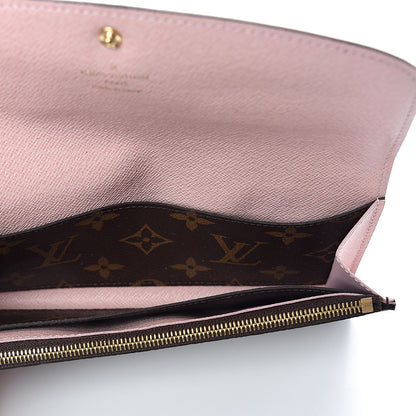 Louis Vuitton Monogram Emilie Wallet Rose Ballerine 4 of 6