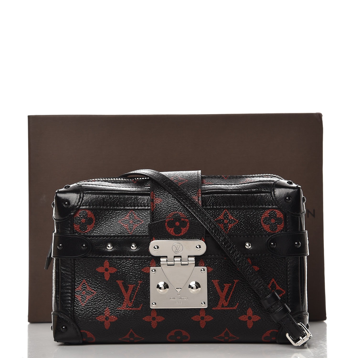 Louis Vuitton Monogram Petite Malle Soft MM Infrarouge 8 of 8
