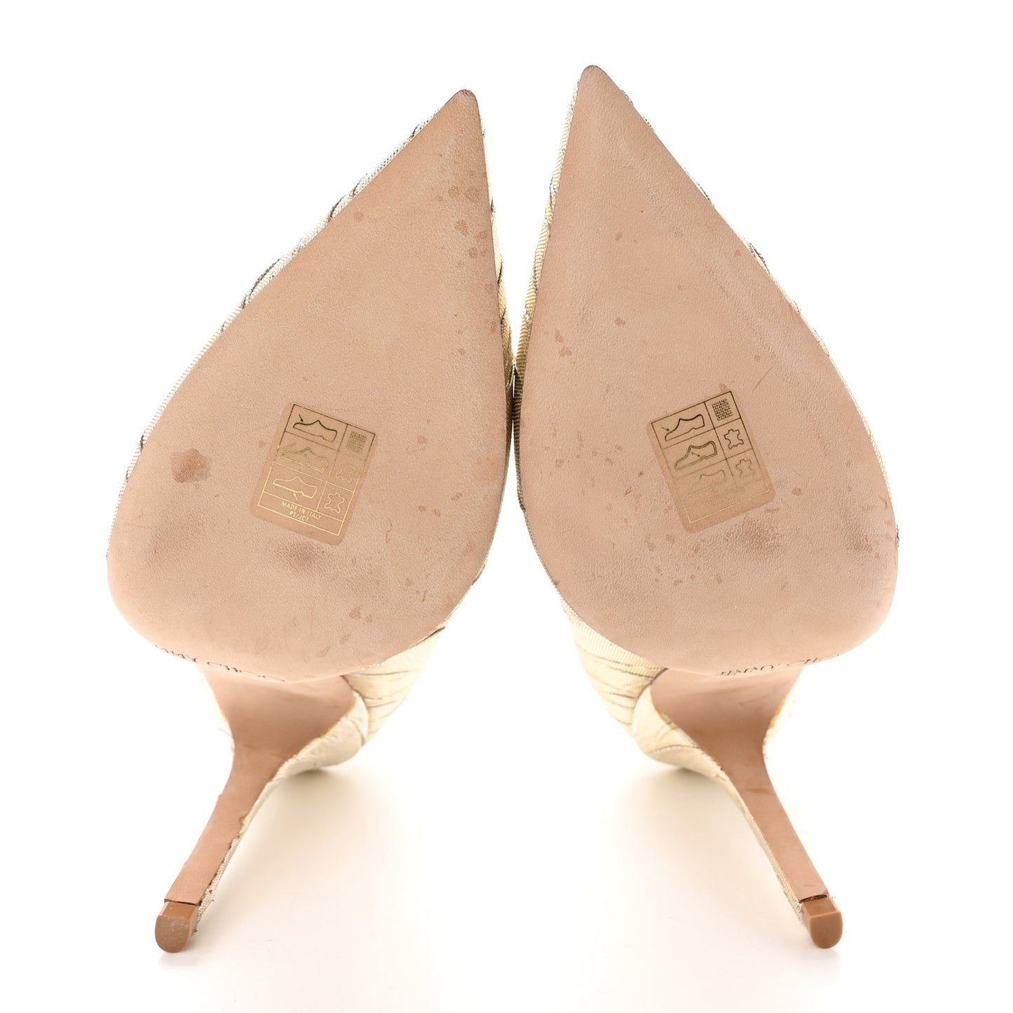 Metallic Lame Anouk 120 Pumps 36 Gold