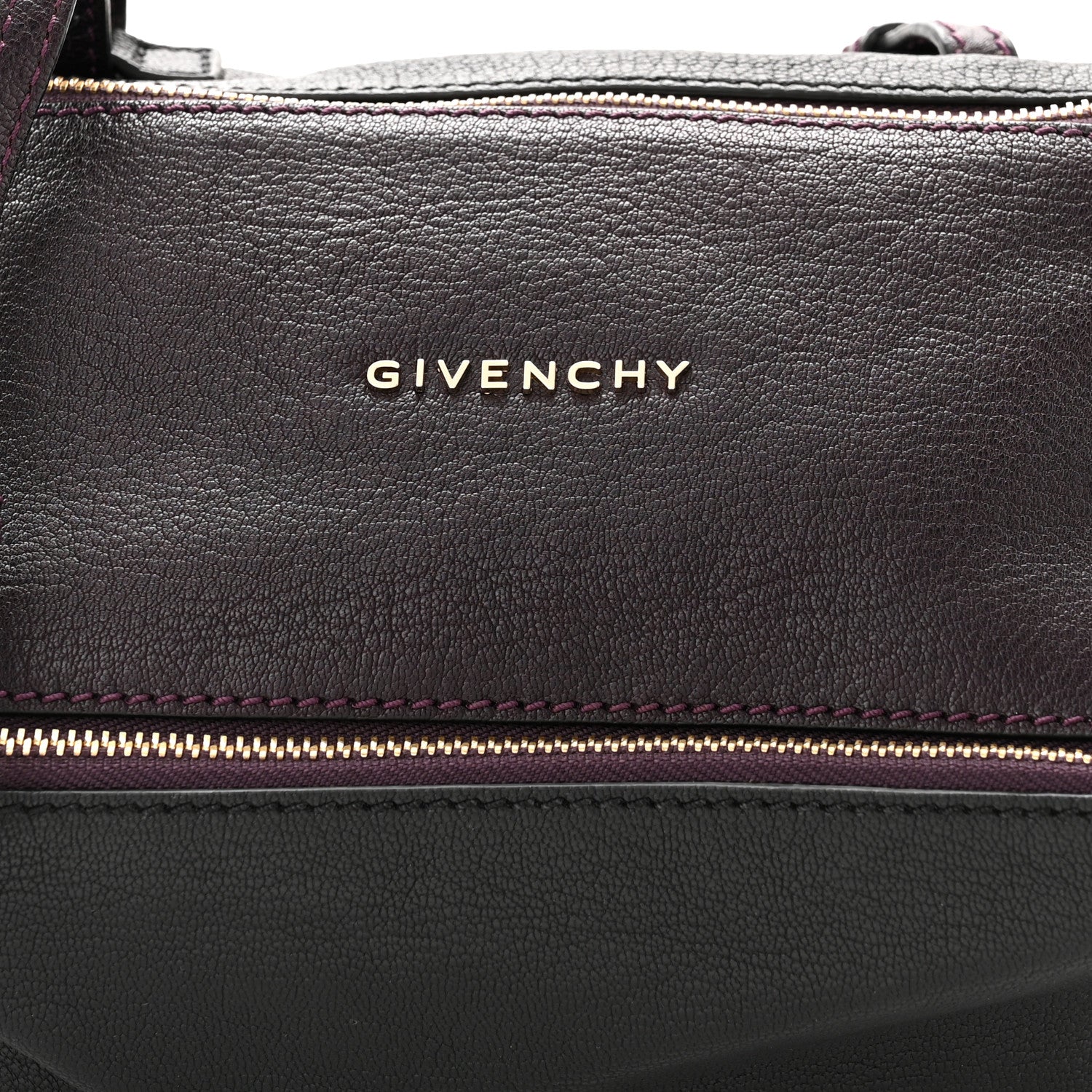 Givenchy Sugar Goatskin Mini Colorblock Pandora Aubergine 8 of 12