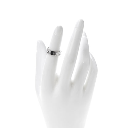Cartier 18K White Gold 5.5mm LOVE Ring 48 4.5 2 of 4
