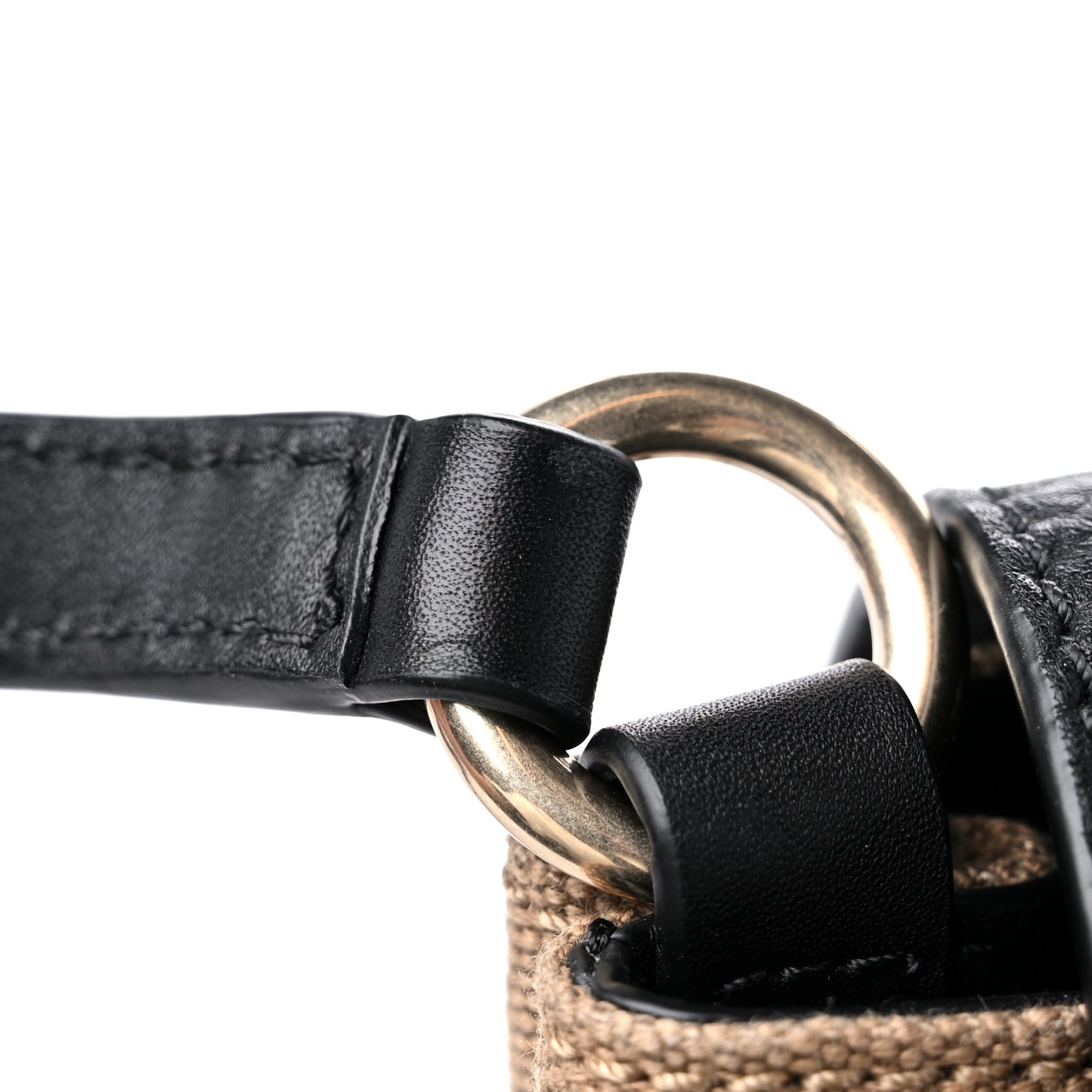 Mega Check Grainy Calfskin Small Gowan Messenger Bag Black