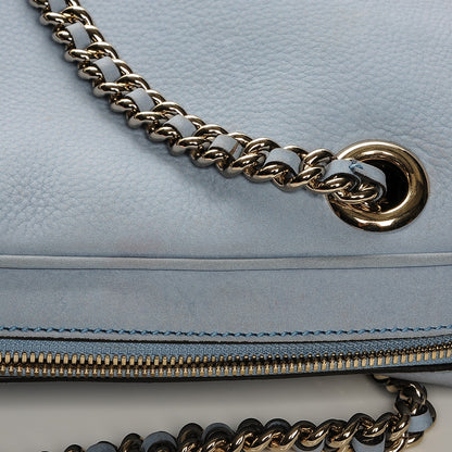 Gucci Vitello Range Small Soho Bowler Mineral Blue 9 of 11