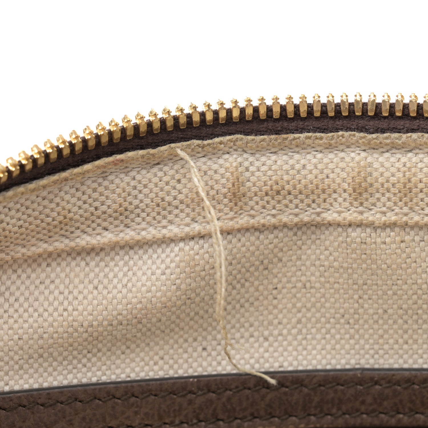 Gucci Monogram Jumbo GG Textured Dollar Calfskin Web Messenger Shoulder Bag Camel Ebony New Acero 12 of 13