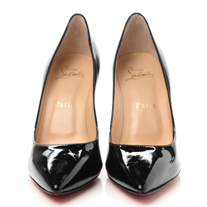 Christian Louboutin Patent Pigalle Follies 100 Pumps 38 Black 3 of 8