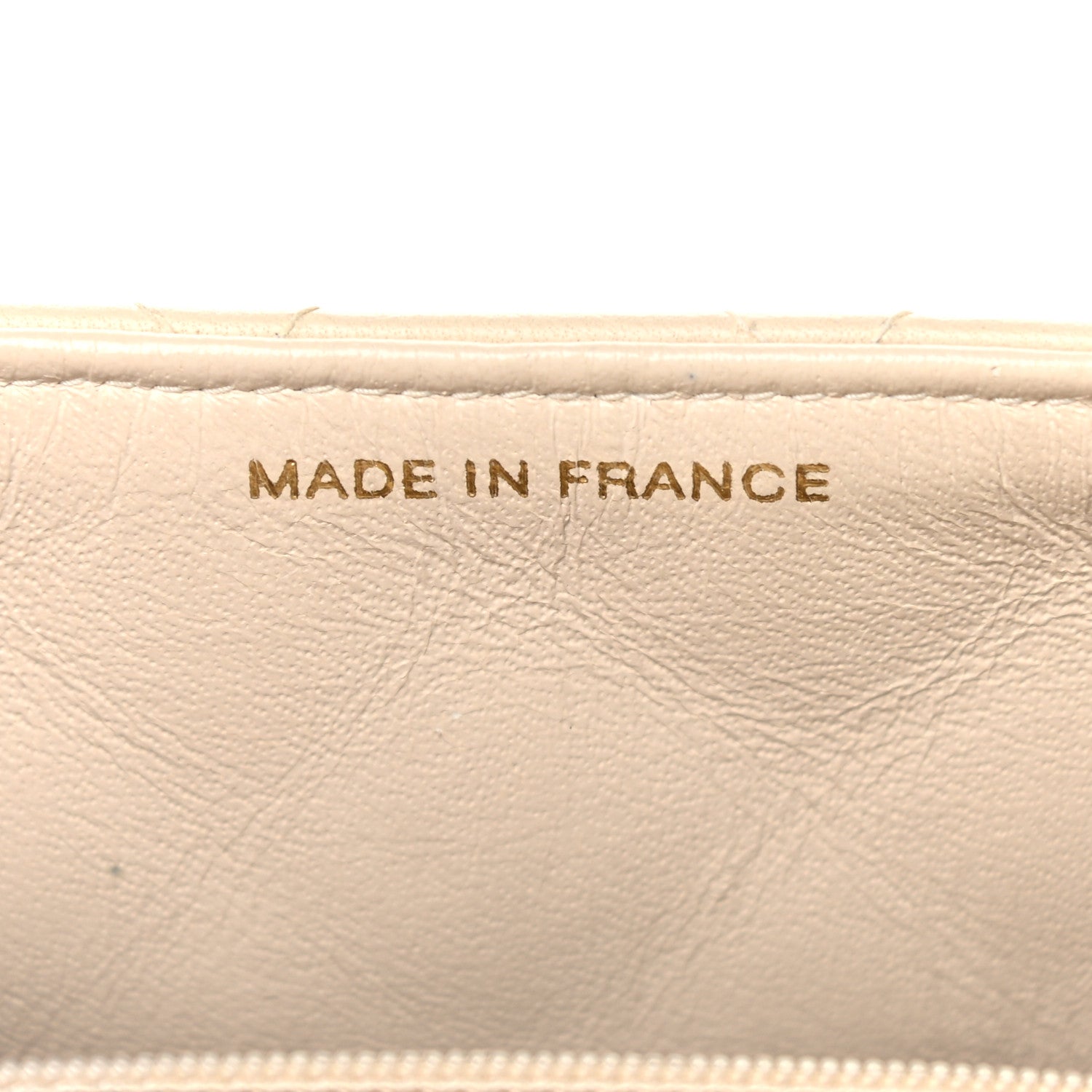 Chanel Lambskin Quilted Mini Square Flap Beige 7 of 10
