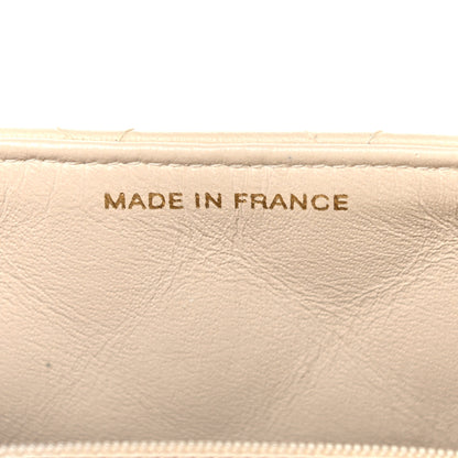 Chanel Lambskin Quilted Mini Square Flap Beige 7 of 10