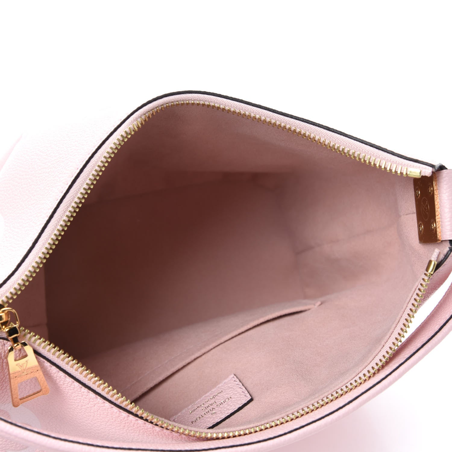 Louis Vuitton Empreinte Monogram Giant By The Pool Marshmallow Hobo PM Bouton De Rose 5 of 11