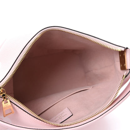 Louis Vuitton Empreinte Monogram Giant By The Pool Marshmallow Hobo PM Bouton De Rose 5 of 11