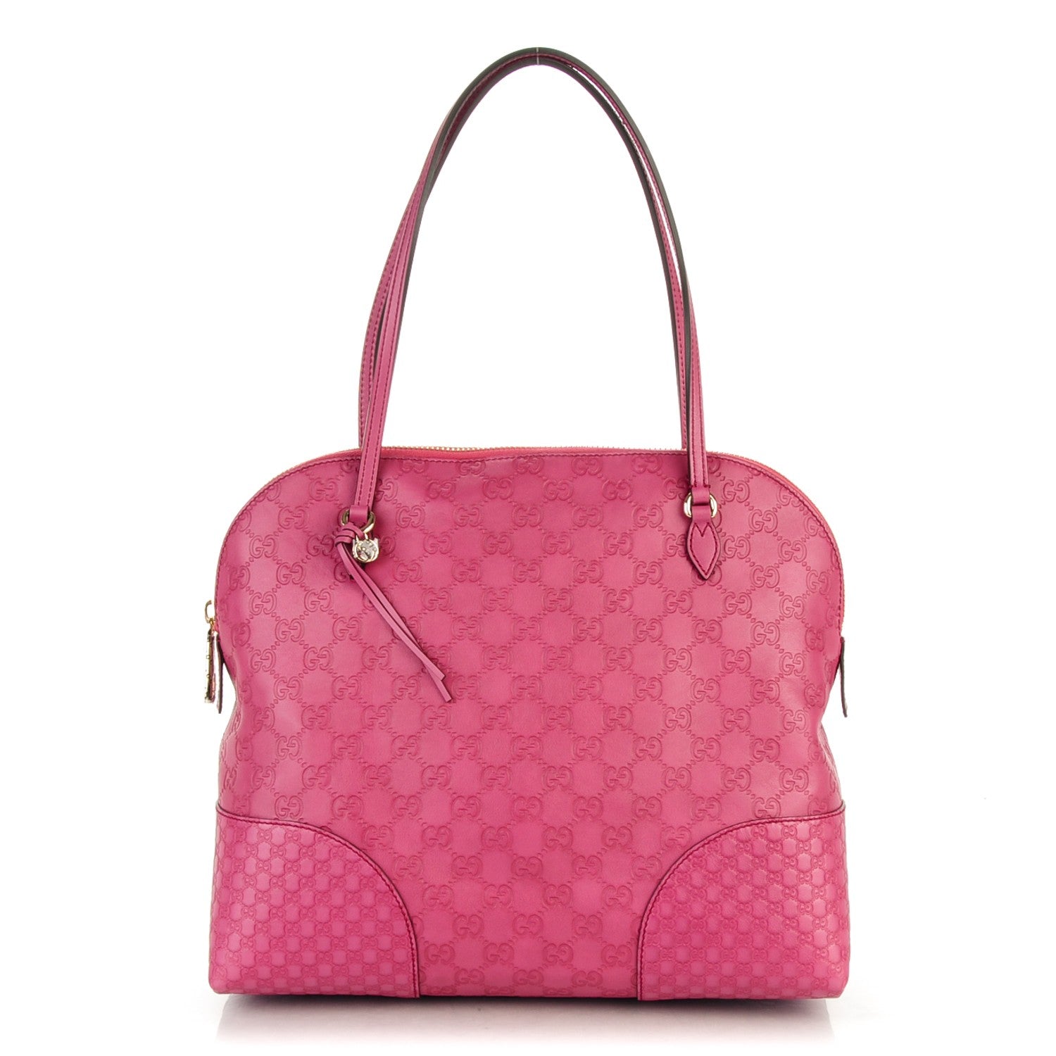 Gucci Guccissima Signature Medium Bree Shoulder Bag Peonia Flower 1 of 7