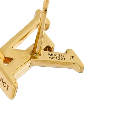 Louis Vuitton Metal LV Iconic Earrings Gold 4 of 6