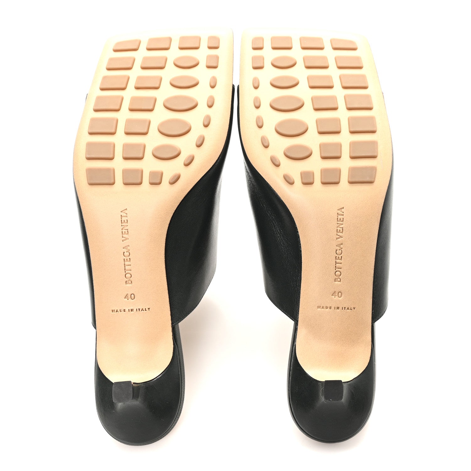 Bottega Veneta Lambskin Stretch Mule 40mm Sandals  40 Black 6 of 9
