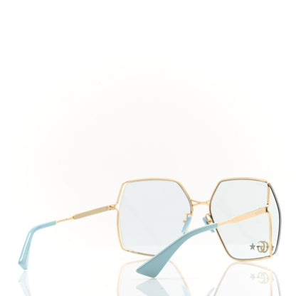 Gucci Metal Sunglasses GG0817S Gold 4 of 9