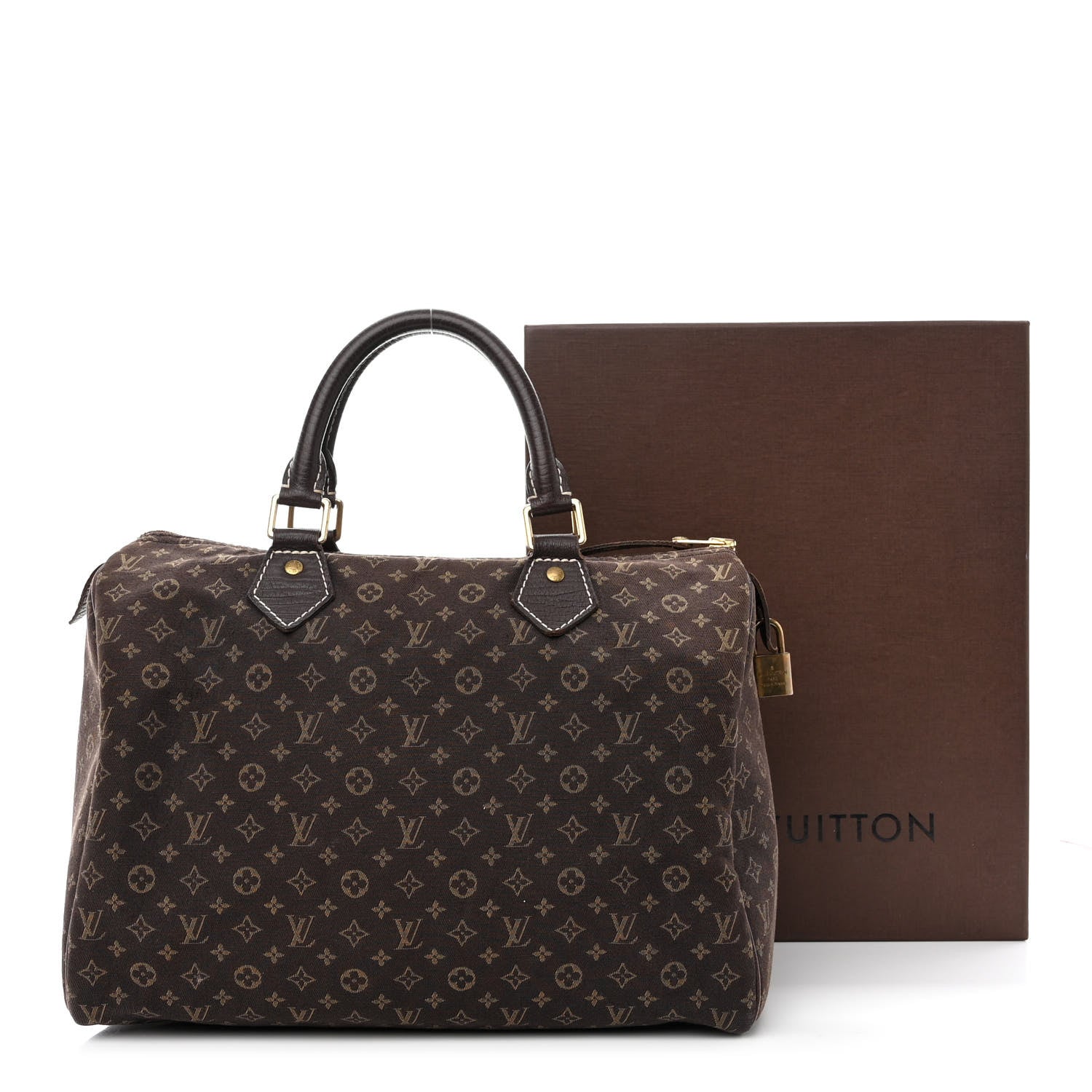 Louis Vuitton Mini Lin Speedy 30 Ebene 3 of 11