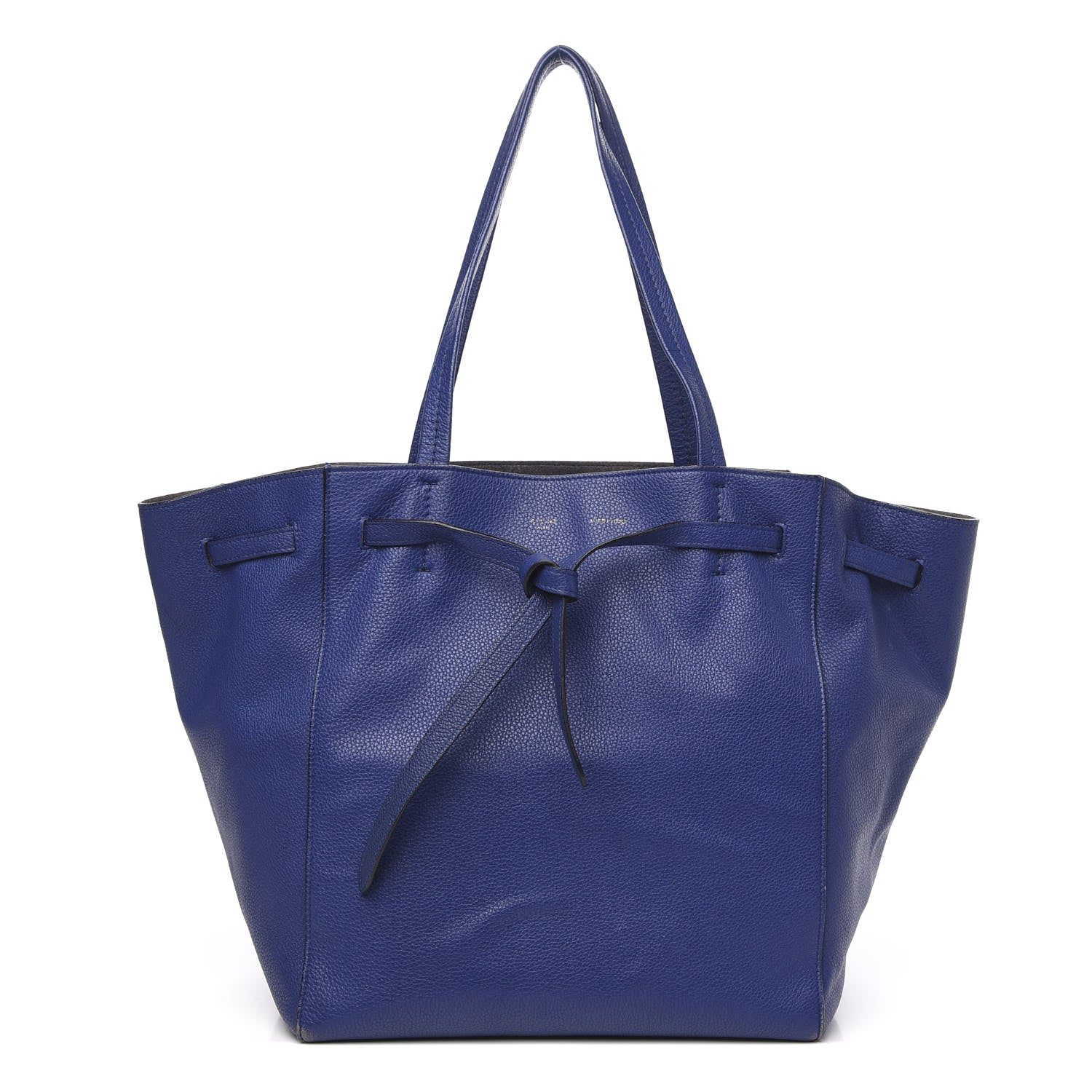 Celine Soft Grained Calfskin Medium Belt Cabas Phantom Indigo 1 of 16