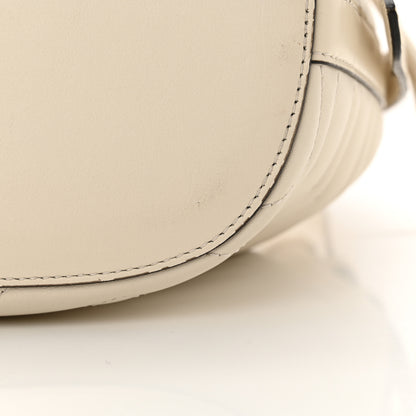 Gucci Calfskin Matelasse Sylvie Web GG Marmont Bucket Bag White 13 of 14