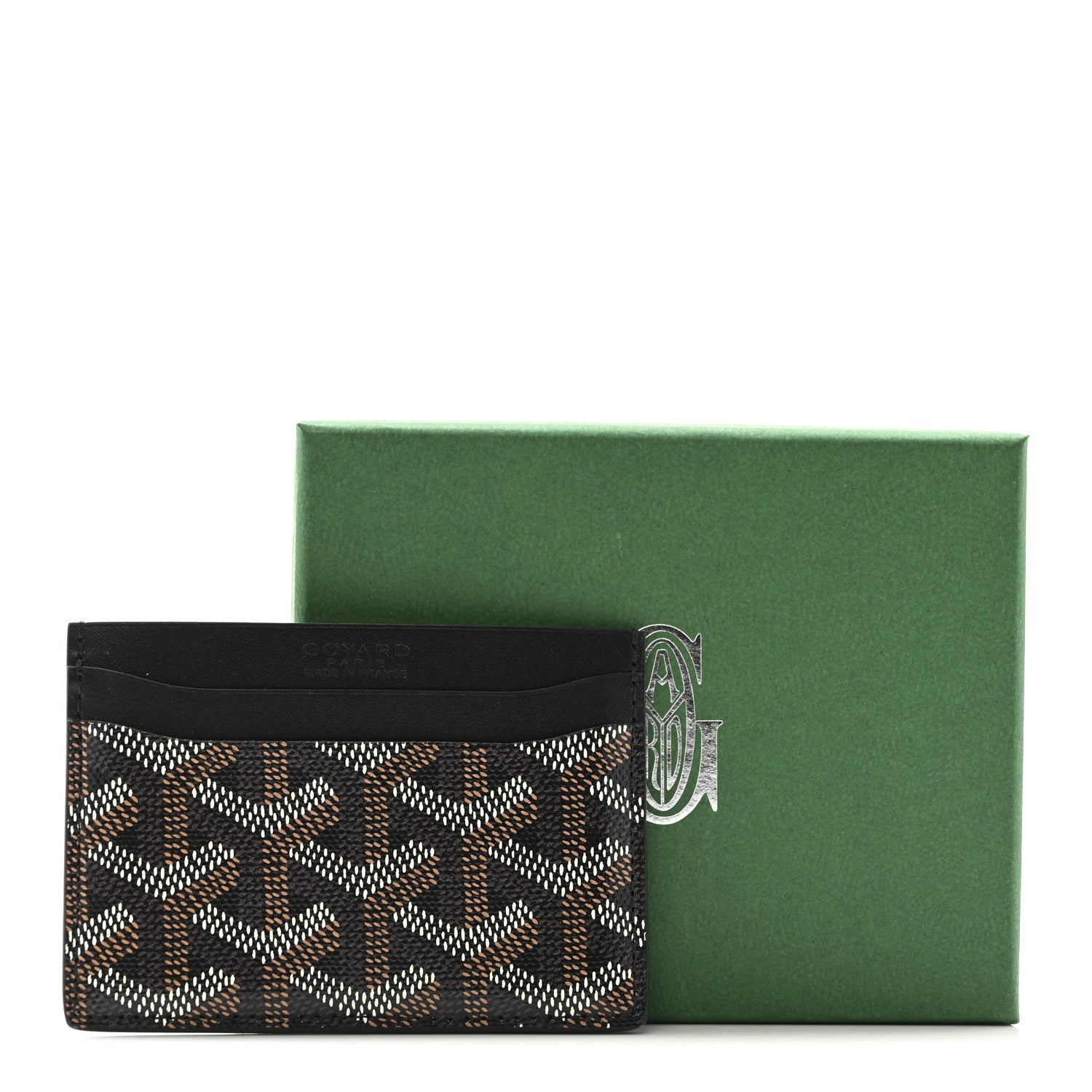 Goyard Goyardine Saint Sulpice Card Holder Black 7 of 7