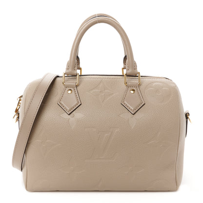 Louis Vuitton Empreinte Monogram Giant Speedy Bandouliere 25 Tourterelle 1 of 12