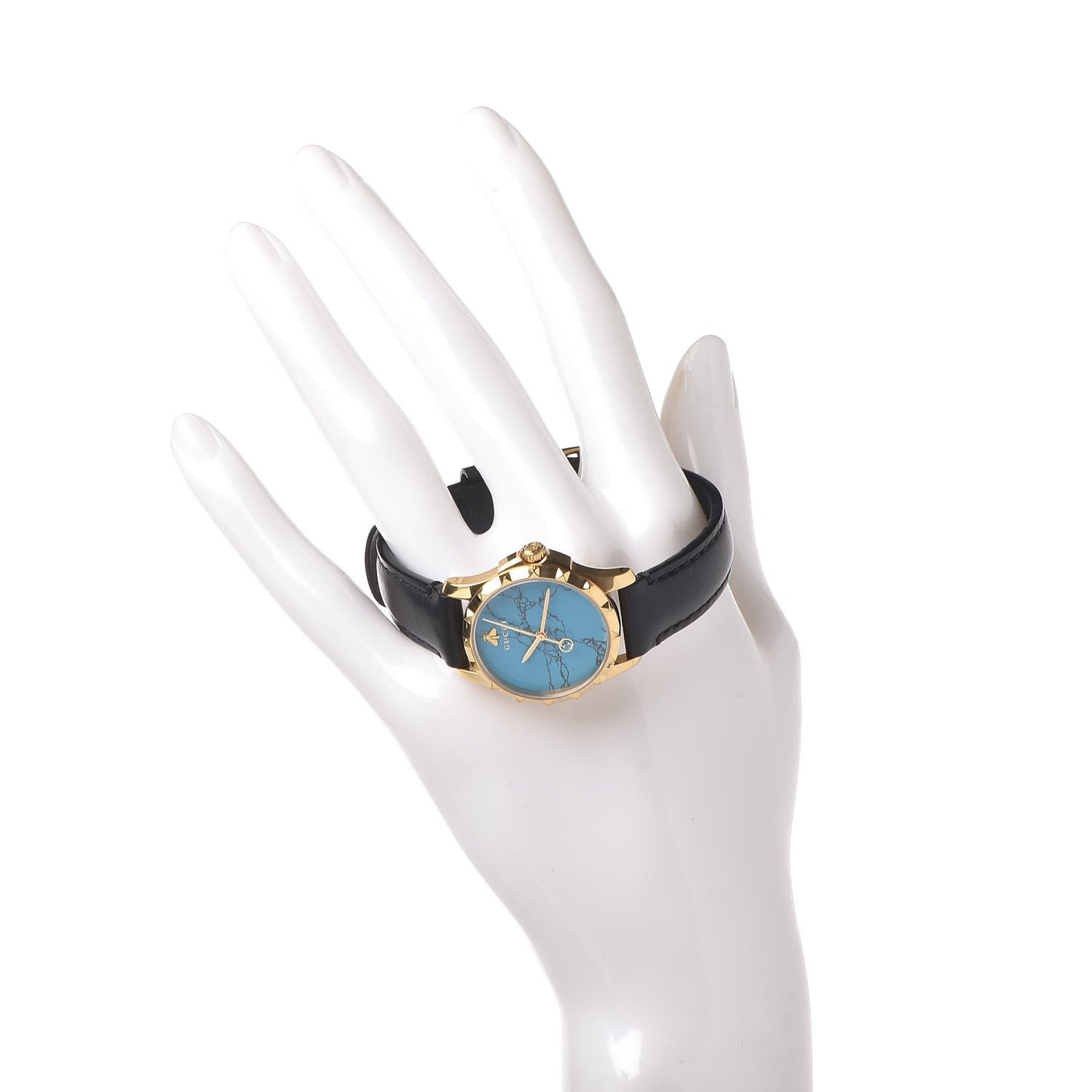 Stainless Steel Calfskin 27mm G-Timeless Quartz Watch Turquoise