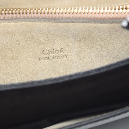 Chloe Patent Medium Faye Shoulder Bag Black 6 of 11