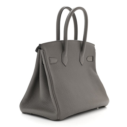 Hermes Togo BIRKIN 30 Gris Meyer 3 of 10