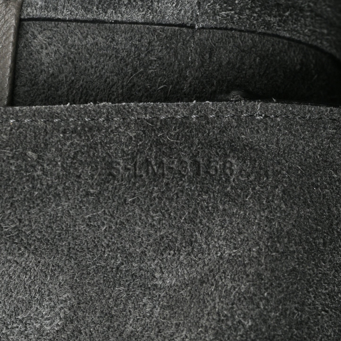 Grained Calfskin Mini Belt Bag Grey