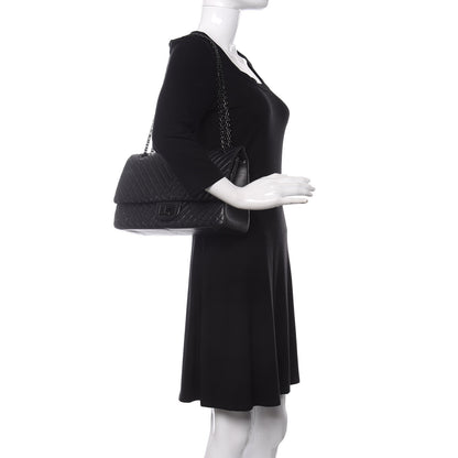 Chanel Aged Calfskin Chevron Quilted 2.55 Reissue 226 So Black 2 of 10