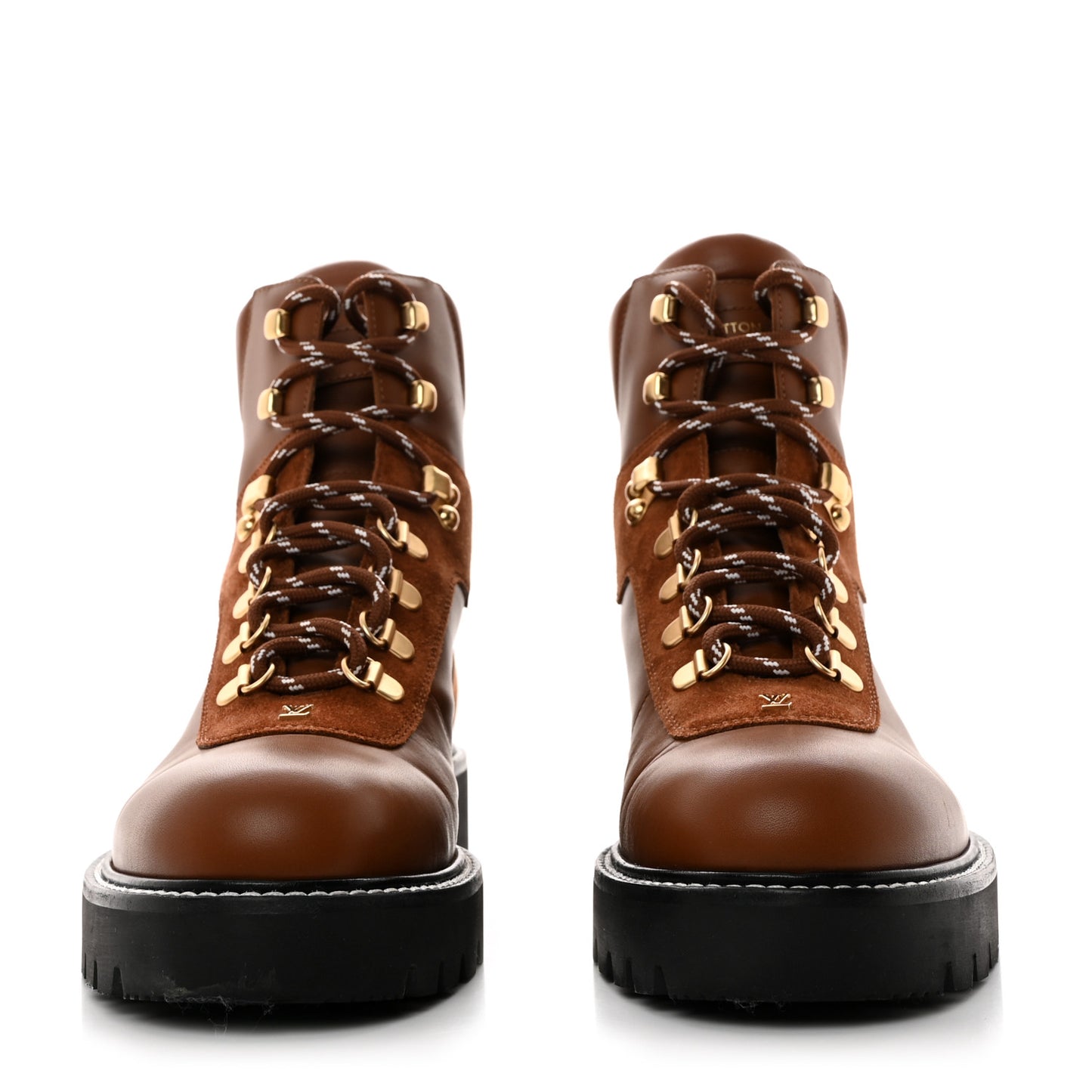 Calfskin Territory Flat Ranger Boots 40 Cognac