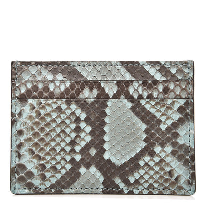 Gucci Python Card Holder Light Blue 1 of 7