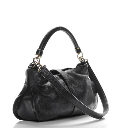 Burberry Buffalo Leather East West Tote Black 3 of 9