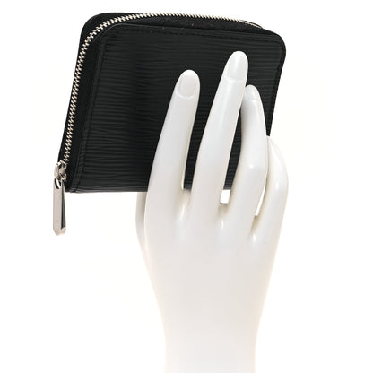 Louis Vuitton Epi Zippy Coin Purse Black 2 of 7
