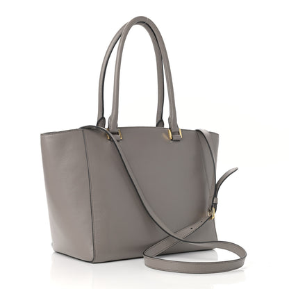 Prada Glace Calfskin Shopping Tote Argilla 3 of 8