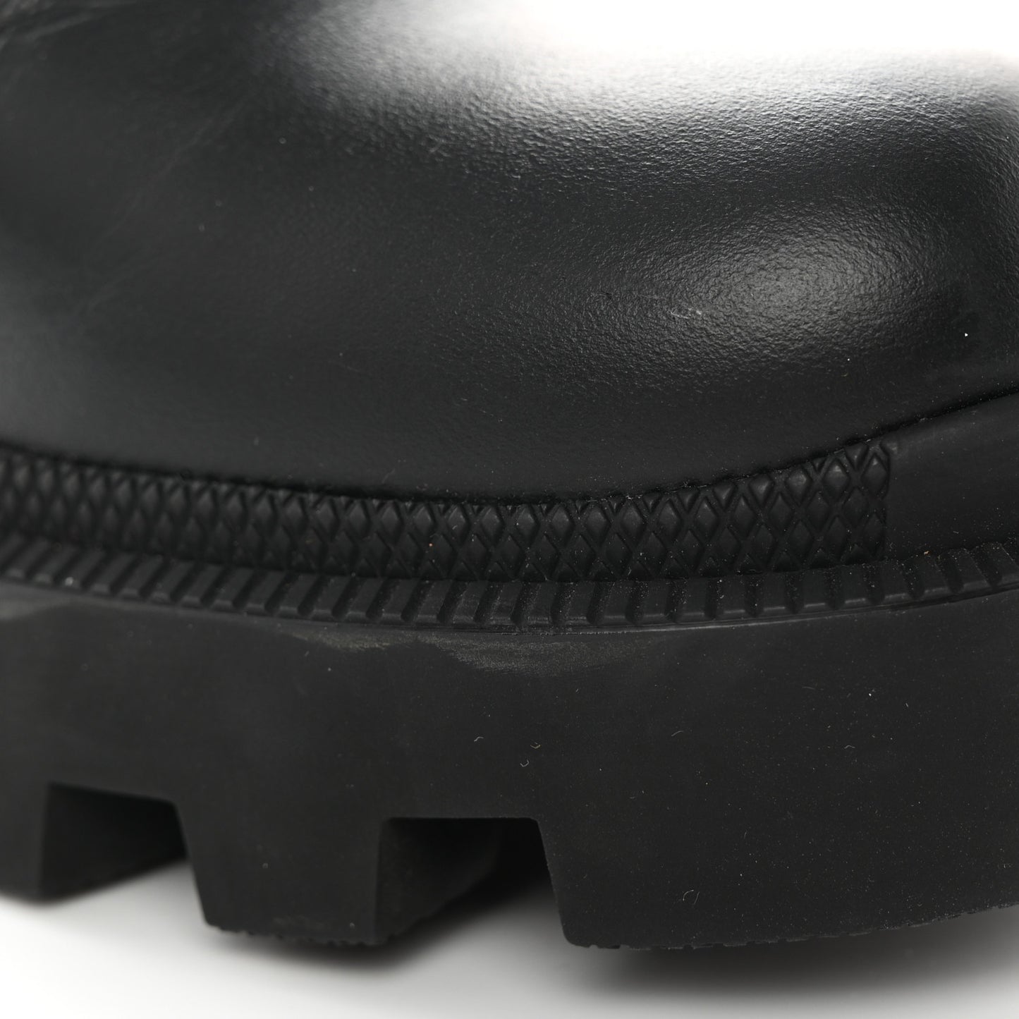 Apollo Calfskin GG Supreme Nappa Samoa Quilted Lace Up Ankle Boots 35 Black