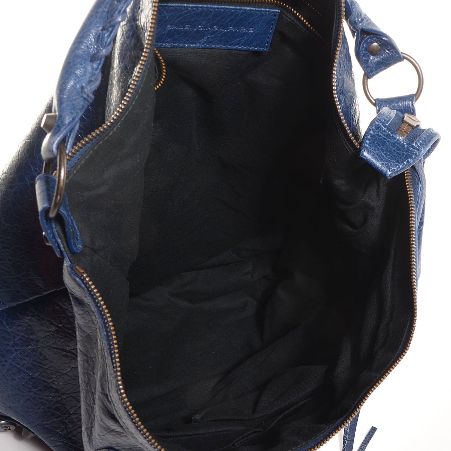 Balenciaga Agneau Classic Hardware Day Hobo Bleu Mineral 6 of 12