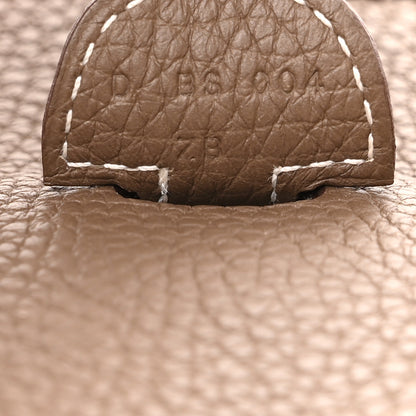 Hermes Taurillon Clemence Evelyne III PM Etoupe 7 of 10