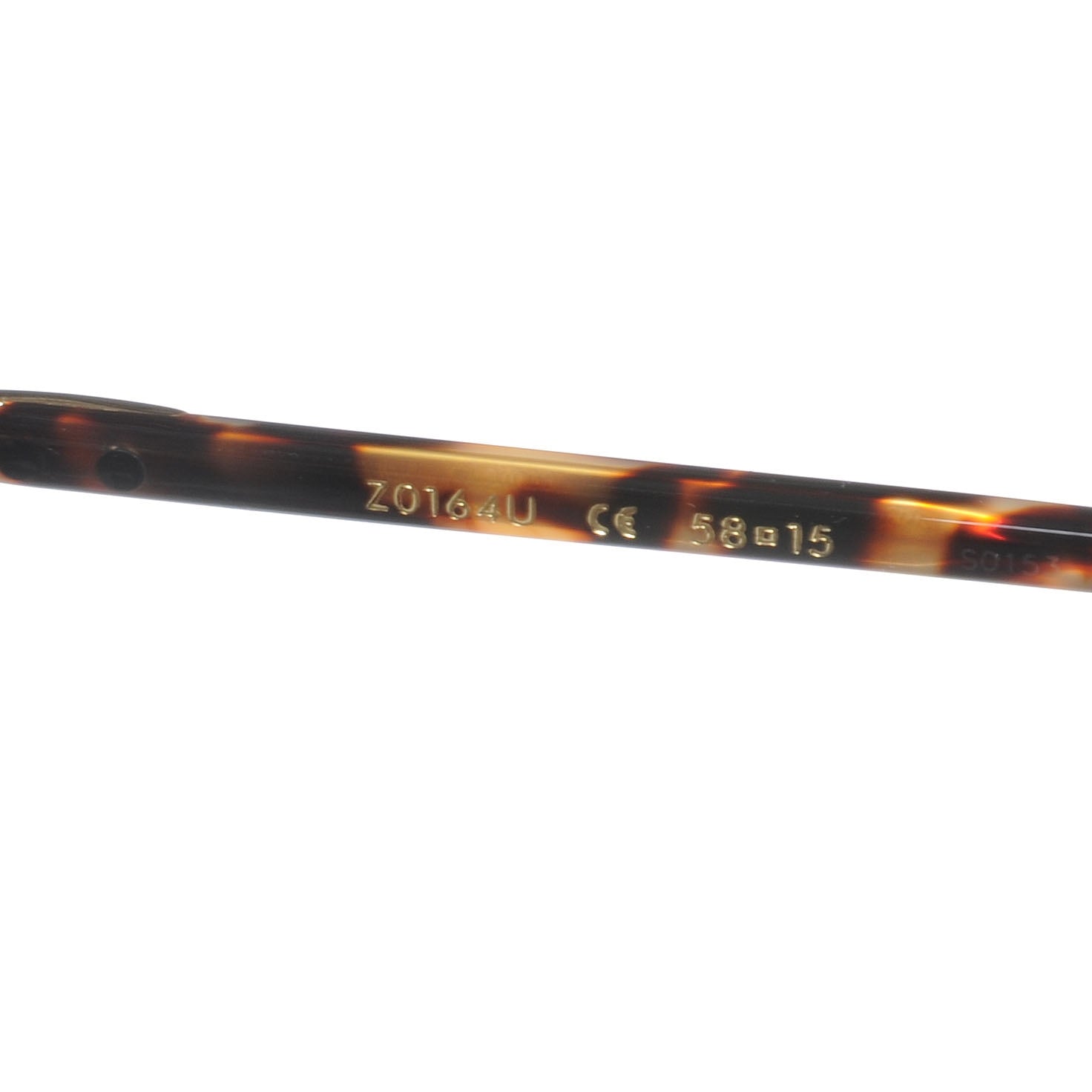 Louis Vuitton Conspiration Pilote Sunglasses Z0164U Gold 5 of 5