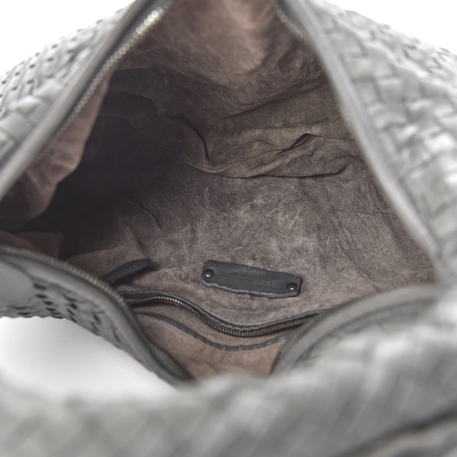 Bottega Veneta Nappa Intrecciato Small Veneta Hobo Grey 5 of 9