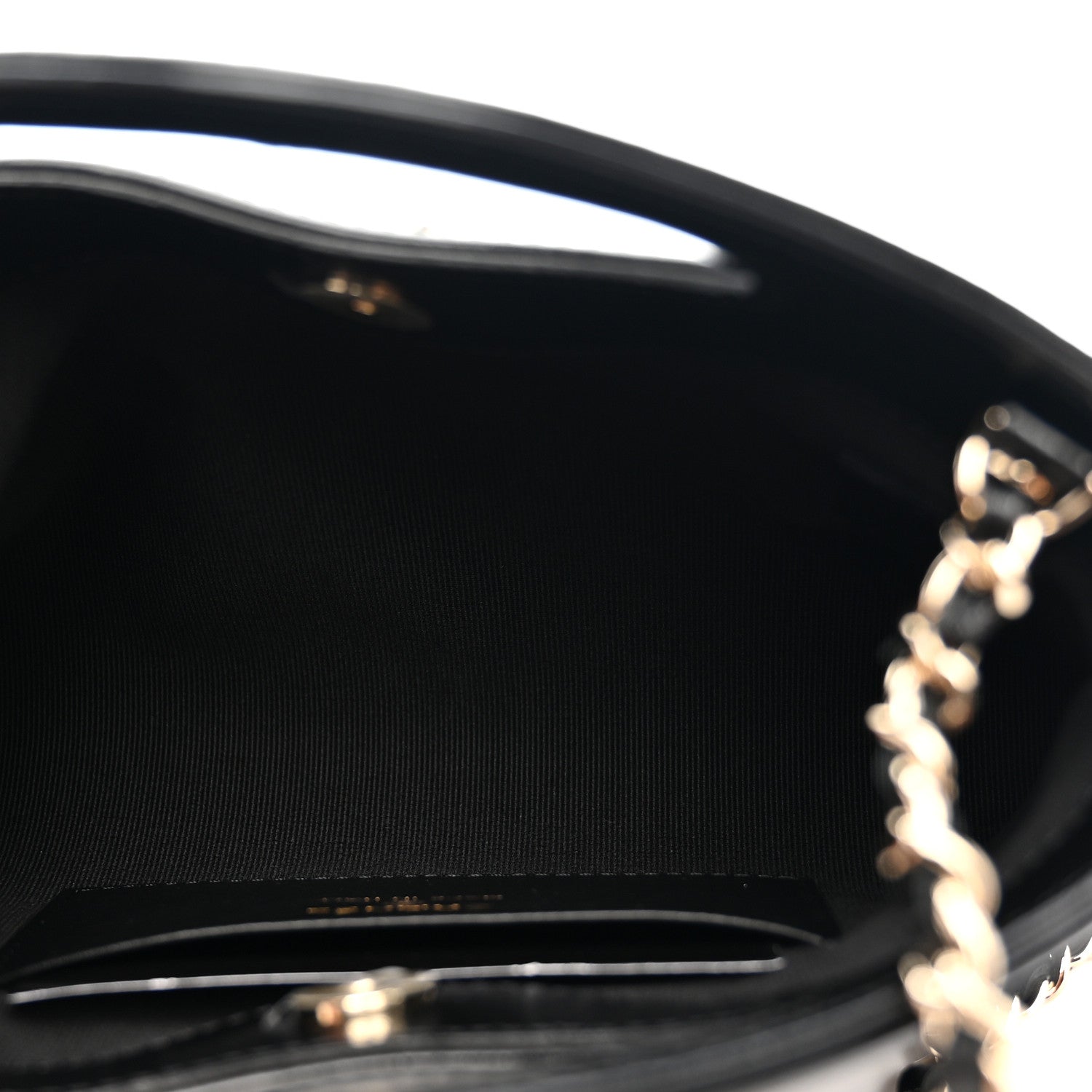 Chanel Shiny Crumpled Calfskin Quilted Nano 31 Shopping Bag Black 5 of 11