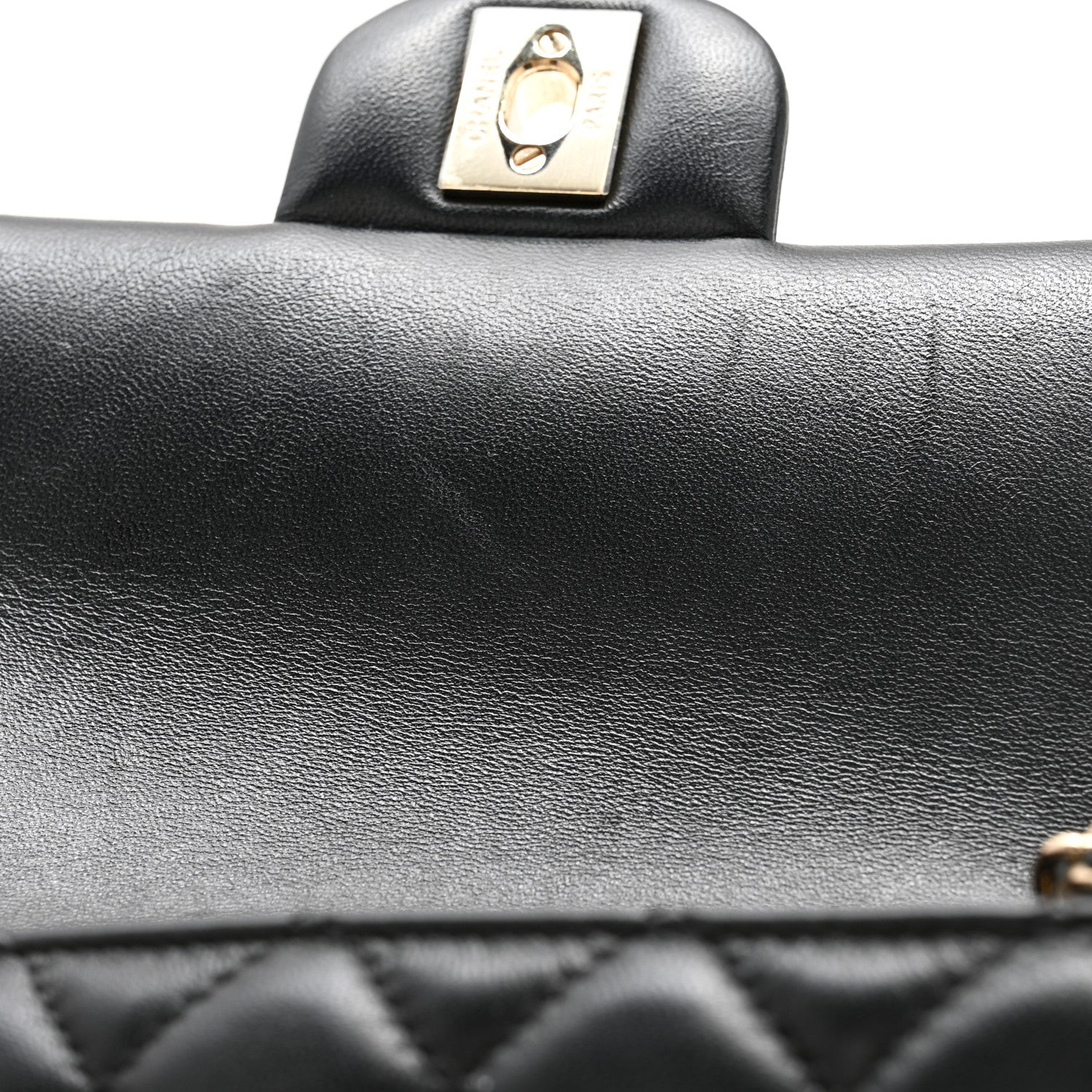 Chanel Lambskin Quilted Mini Rectangular Flap Black 11 of 11