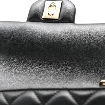 Chanel Lambskin Quilted Mini Rectangular Flap Black 11 of 11